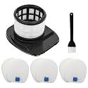 IX141 Filter Replacement for Shark IX141AMZ IX140 IX142 IX144 IZ140 IZ141 IZ142 IZ242 WZ140 WZ240 WZ250 UZ145 UZ155 QZ140 Pet Cordless Stick Vacuum, Part 616FJ140 &amp; 617FJ140, 1 HEPA 3 Foam Felt Filter