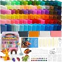 Ixiaoyoo 88 Colors Polymer Clay, Oven Bake DIY Modeling Clay for Kids