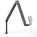 IXTECH Premium Microphone Boom Arm with Desk Mount, 360° Rotatable, Fully Adjustable, for Podcast, Video, Gaming, Radio, Studio, Recording, Sturdy and Universal VALIANT Model