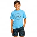 iXtreme Boys 2-Piece Rash Guard Swim Set Short Sleeve Shirt &amp; Trunks