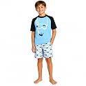 iXtreme Boys 2-Piece Rash Guard Swim Set Short Sleeve Shirt &amp; Trunks
