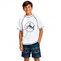 iXtreme Boys 2-Piece Rash Guard Swim Set Short Sleeve Shirt &amp; Trunks