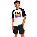 iXtreme Boys 2-Piece Rash Guard Swim Set Short Sleeve Shirt &amp; Trunks