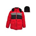 iXtreme Boys' Gwp Hooded Puffer With Knit Hat