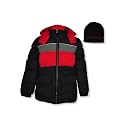 iXtreme Boys' Gwp Hooded Puffer With Knit Hat