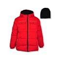 iXtreme Boys' Gwp Hooded Puffer With Knit Hat