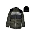 iXtreme Boys' Gwp Hooded Puffer With Knit Hat