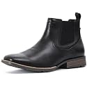 IXU Cowboy Boots For Men Square Toe Ankle