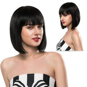 iyaan front head hair extensions fringe for women and girls dark brown 25 grams pack of 1