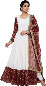 IYALAFAB Women Ethnic Top Pant Dupatta Set