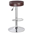 IYB® Essilor PU 360 Degree Height Adjustable Kitchen/Office/Showroom/Counter/Bar Stool in Brown