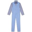IZOD Boys' 4-piece Formal Dress Up Suit Set, Vest, Pants, Collared Shirt, and Tie