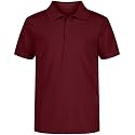 Izod Boys' School Uniform Performance Short Sleeve Solid Polo