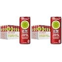 Izze Cherry Lime Straight Beverages,8.4 FL Oz,(Pack of 48)