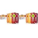 IZZE Sparkling Juice Beverage Blend,Sunset Variety Pack,Clementine,Peach,Cherry Lime,Pomegranate,No Sugar Added,8.4 Fl Oz,(Pack of 48)