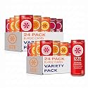 IZZE Sparkling Water Juice Beverage Blend, Dawn Variety Pack, Mango, Clementine, Strawberry, Pomegranate, No Sugar Added, 8.4 FL OZ, (Pack of 48)