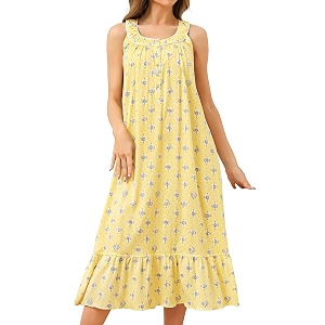 100 Cotton Nightgowns for Women Soft Ladies