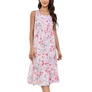 100 Cotton Nightgowns for Women Soft Ladies