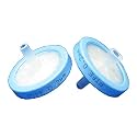 J.G. Finneran FPT0225PC PTFE Syringe Filter, 25 mm Diameter, 0.2 µm Pore Size, Light Blue (Pack of 100)