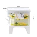 3.5L Plastic Beverage Dispenser with Spigot Faucet, Bucket, Ice Water Juice, Jug Fridge, Cold Kettle Container, Pitcher for Juice,Ice,Tea,Wine Coffee