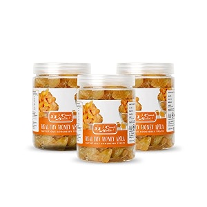 j j crunch n munch honey amla candy purely honey processed sugar-free dry amla candy best for eyes hairs low-calorie dry fruit snack pack of 3 750 gram