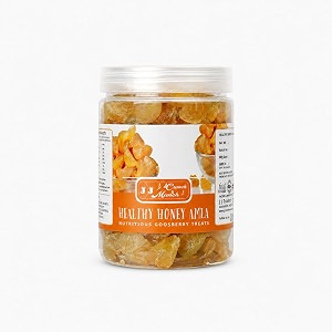 j j crunch n munch purely honey processed sugar-free dry amla candy best for eyes organic and natural honey amla candy no preservative indian gooseberry 700gm