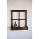 Handcrafted Wooden Hanging Flower Basket -Creative Wall