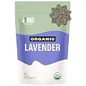 J MAC BOTANICALS, Organic Lavender Flower (4 oz), Dried Lavender Flowers, Buds, Manufactured in The USA