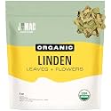 J Mac Botanicals, Organic Linden Leaf and Flower, Whole Leaves and Flowers