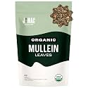 J Mac Botanicals Organic Mullein Leaves (4 oz) Certified USDA Organic Loose Leaf Herbal Tea