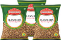 J.S. Dhanush Baan 100% Natural & Premiun Flax Seeds 300g (Pack of 3) Brown Flax Seeds (3 x 100 g)
