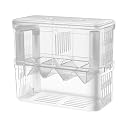 J-star Large Fish Breeder Box for Aquarium Tank, Acrylic Breeding Box for Guppy/Betta/Shrimp/Clownfish, Baby Fish Hatchery &amp; Isolation Tank
