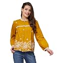 J TURRITOPSIS Women39s Pure Cotton Schiffli Embroidered