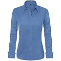 J.VER Womens Dress Shirts Long Sleeve Button Down Shirt Wrinkle-Free Business Casual Blouse Office Work Tops