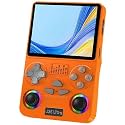 J36 Ultra Handheld Gaming Console, Orange, RGB Dual Joysticks, Portable Retro Game Player Multicolour as per availibility