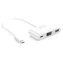 j5create 3-in-1 USB-C to VGA Multiport Adapter, Full HD 1920x1200@60Hz, 5Gbps Type-A Port, 60W Power Delivery, Compatible with MacBook Air & Pro, Windows Laptop, PC, Monitor & Projector