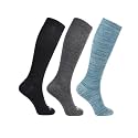 ja vie 80% Merino Wool Ultra Soft 15-20mmHg Graduated Compression Socks for Women &amp; Men