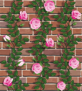 jaamso royals 100 cm x 45 cm waterproof floral  botanical vinyl wallpaper
