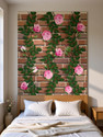 JAAMSO ROYALS 100 cm x 45 cm Waterproof Floral & Botanical Vinyl Wallpaper