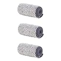 JAAMSO ROYALS Microfiber Cloth for Kitchen, Kitchen Cleaning Cloth, Kitchen Cloth, dusting Cloth, mop Refills for Floor Cleaning (Reusable Microfiber Pads (32 CM* 12CM, Number of Items 3)