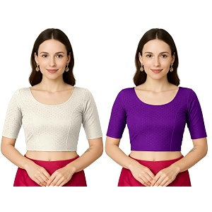 jaanvi fashion women39s cotton dobi blouse - readymade stylish blouse for sarees  comfortable amp trendy ethnic wear  multiple colors amp sizes