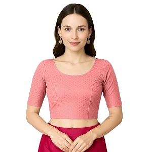 jaanvi fashion women39s cotton dobi blouse - readymade stylish blouse for sarees  comfortable amp trendy ethnic wear  multiple colors amp sizes