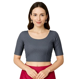 jaanvi fashion women39s cotton dobi blouse - readymade stylish blouse for sarees  comfortable amp trendy ethnic wear  multiple colors amp sizes