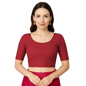 jaanvi fashion women39s cotton dobi blouse - readymade stylish blouse for sarees  comfortable amp trendy ethnic wear  multiple colors amp sizes