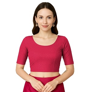 jaanvi fashion women39s cotton dobi blouse - readymade stylish blouse for sarees  comfortable amp trendy ethnic wear  multiple colors amp sizes