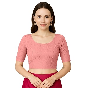 jaanvi fashion women39s cotton dobi blouse - readymade stylish blouse for sarees  comfortable amp trendy ethnic wear  multiple colors amp sizes