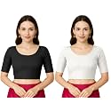 Jaanvi fashion Women's Cotton Dobi Blouse - Readymade Stylish Blouse for Sarees | Comfortable &amp; Trendy Ethnic Wear | Multiple Colors &amp; Sizes