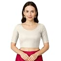 Jaanvi fashion Women's Cotton Dobi Blouse - Readymade Stylish Blouse for Sarees | Comfortable &amp; Trendy Ethnic Wear | Multiple Colors &amp; Sizes