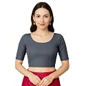 Jaanvi fashion Women's Cotton Dobi Blouse - Readymade Stylish Blouse for Sarees | Comfortable &amp; Trendy Ethnic Wear | Multiple Colors &amp; Sizes