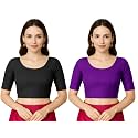 Jaanvi fashion Women's Cotton Dobi Blouse - Readymade Stylish Blouse for Sarees | Comfortable &amp; Trendy Ethnic Wear | Multiple Colors &amp; Sizes